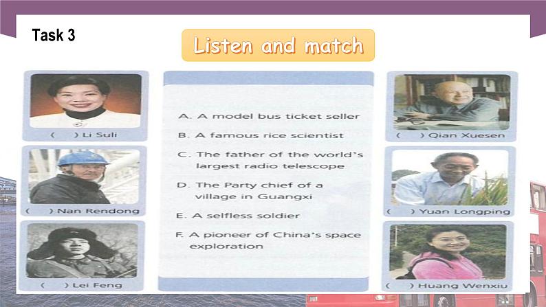 【同步备课】中职英语 语文版2021基础模块2 Unit 5 Learning from Role Models Period 1 Language Skills Practice-课件第8页