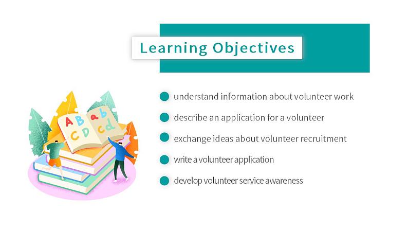 中职英语高教版（2021）基础模块2 英语2-U4-Volunteer Work课件02