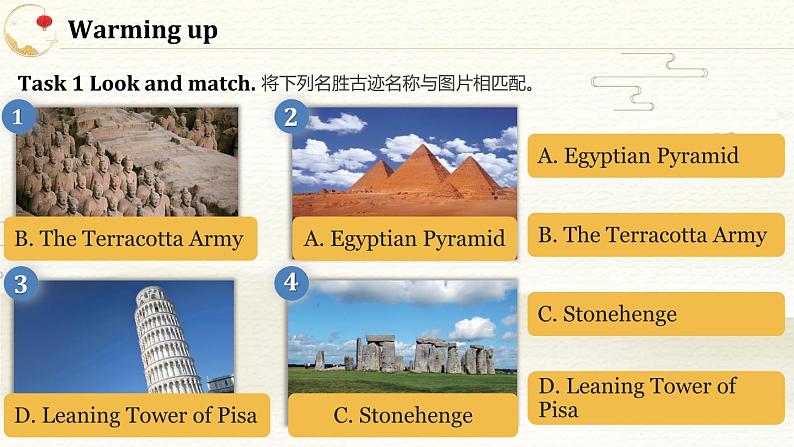 【中职专用】高中英语  高教版2021·基础模块3 Part1-2 Unit6 Living History of Culture课件第4页