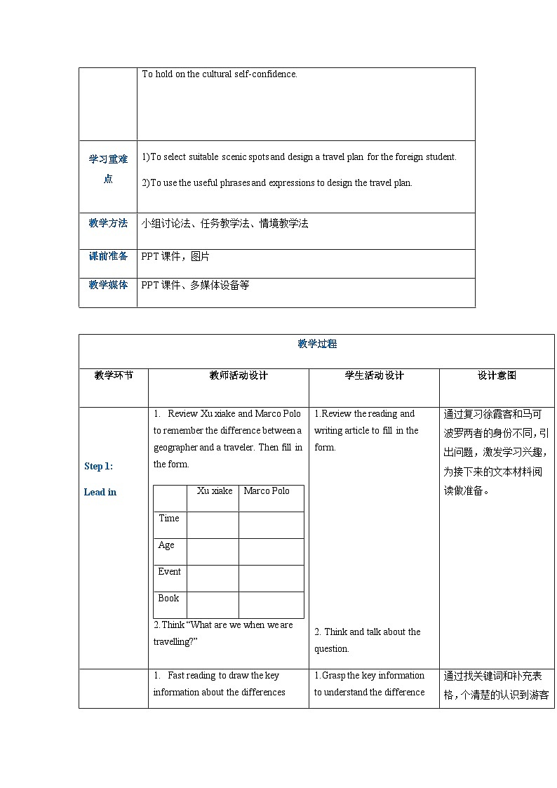 高一英语（高教版2021版基础模块2）Part6 Unit1 Travel 课件+教案02