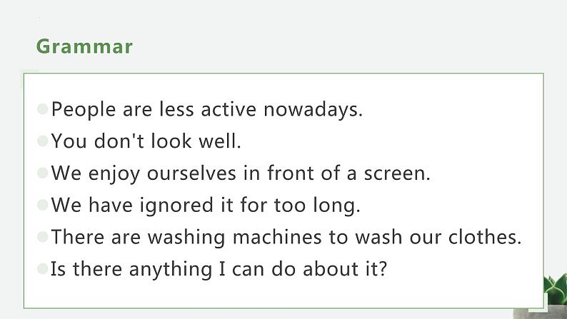 高一英语（高教版2021版基础模块2）Part5 Unit2 Health and Fitness课件+教案06