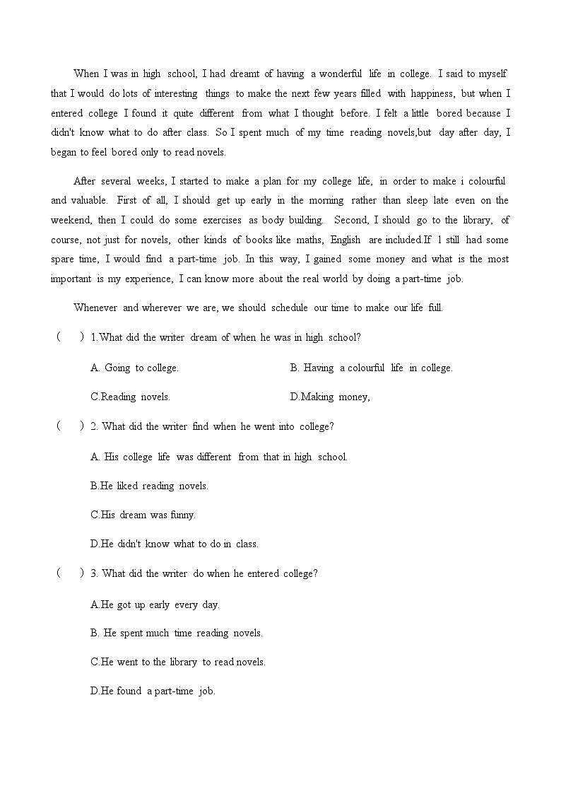 Unit 2 第3课时 Reading and Writing 2【中职专用】（外研版2021·基础模块2）课件+教案+同步练习含答案03