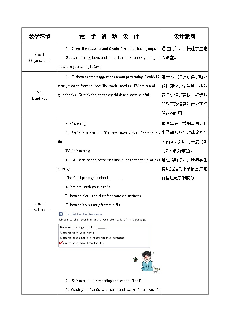 Unit 3 第4课时 For Better Performance【中职专用】（外研版2021·基础模块2）课件+教案+同步练习含答案02