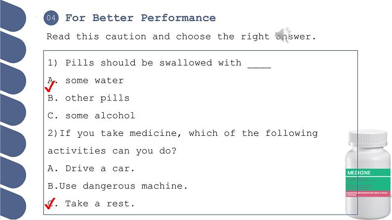 Unit 3 第5课时 For Better Performance & Around the World【中职专用】（外研版2021·基础模块2）课件+教案+同步练习含答案04