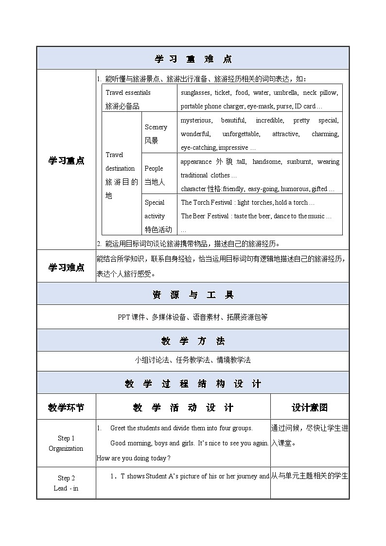 Unit 5 第1课时 Warming Up & Listening and Speaking【中职专用】（外研版2021基础模块2）课件+教案+同步练习含答案02