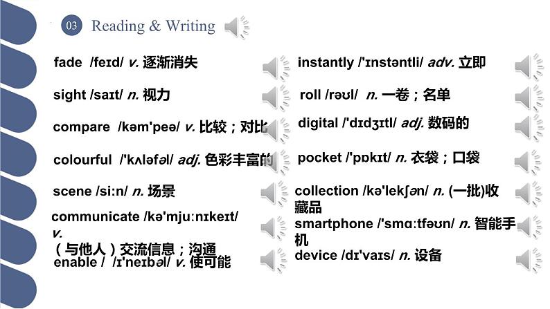 Unit 7 第2课时 Reading and Writing (1)【中职专用】（外研版2021基础模块2）课件+教案+同步练习含答案02