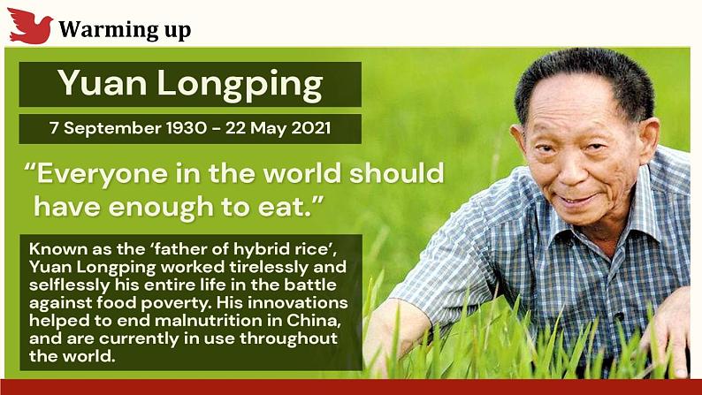 【中职专用】高中英语  高教版2021·基础模块3 Part3-4  Unit8 Role Models of the Times课件05