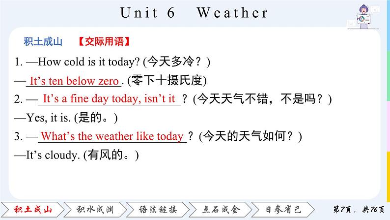 Unit 6  Weather课件PPT07