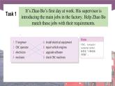 Unit 1  First Day at Work 第3课时  Extended activities & Culture Corner 高二英语（外研版2021职业模块工科类）课件+教案+同步练习含答案