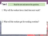 Unit 2 Work to the Schedule第2课时  Reading & Writing 高二英语（外研版2021职业模块工科类）课件+教案+同步练习含答案
