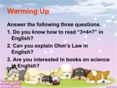 【语文版】中职英语拓展模块：Unit 8《General Science》ppt课件（1）