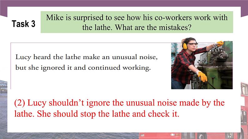 Unit 3 Follow the Procedures  第3课时  Extended activities & Culture Corner高二英语（外研版2021职业模块工科类）课件+教案+同步练习含答案08