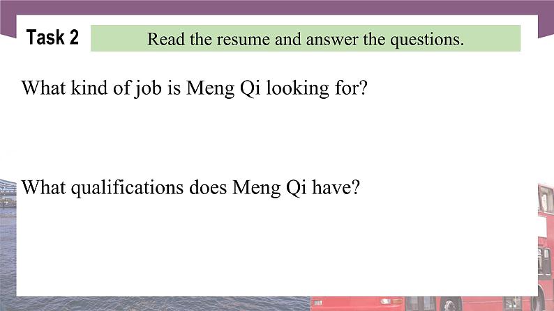 Unit 8 Tell Me About Your Future  第2课时  Reading & Writing 高二英语（外研版2021职业模块工科类）课件+教案+同步练习含答案04