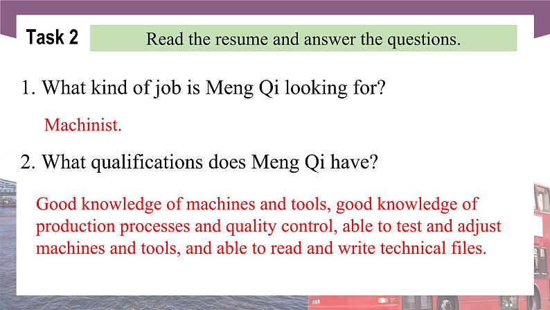 Unit 8 Tell Me About Your Future  第2课时  Reading & Writing 高二英语（外研版2021职业模块工科类）课件+教案+同步练习含答案07