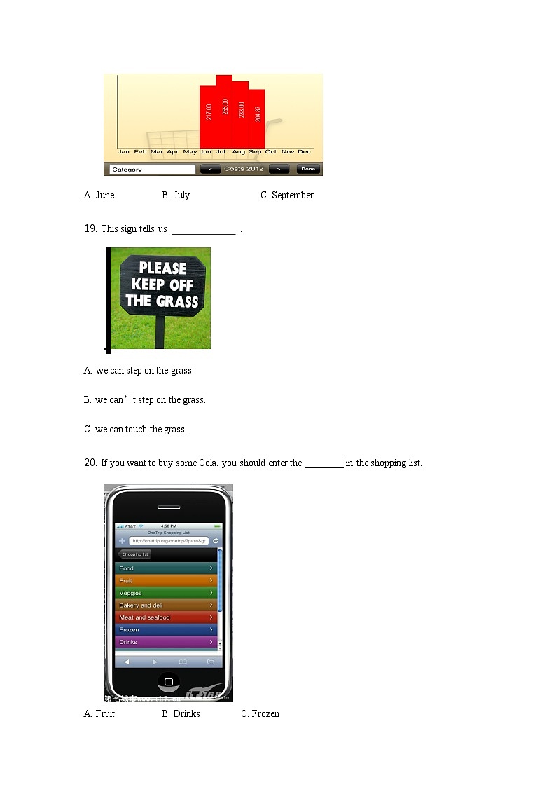 【单元测试】 中职英语外研版2021基础模块2 Unit1测试卷（含答案）第3页