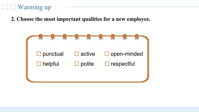 Unit 2 （第1课时）中职专用高二英语（外研版2021拓展模块） 课件+教案05