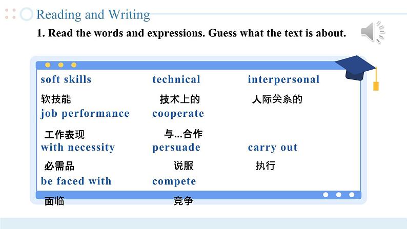 Unit 5 第2课时【中职专用】高二英语（外研版2021拓展模块） 课件+教案02