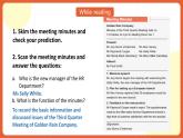 中职英语外研版2021职业模块（服务）Unit 2 Period 2《reading and writing》课件