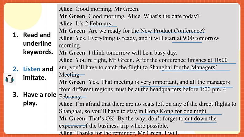 中职英语外研版2021职业模块（服务）Unit 2 Period 3 《Extended Activities》课件05