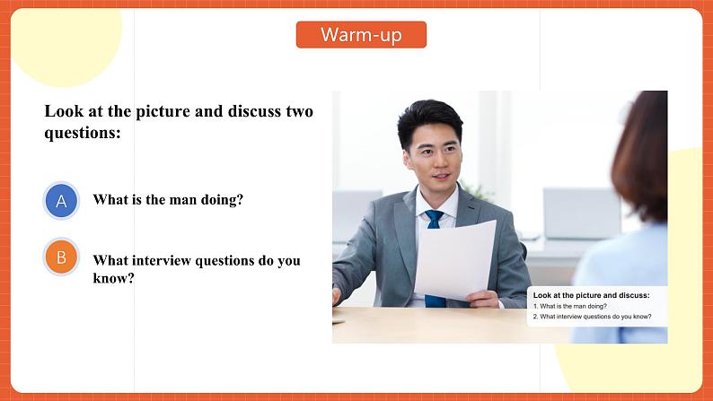 中职英语外研版2021职业模块（服务）Unit 3 Period 1《Listening and speaking》课件02