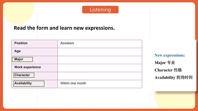 中职英语外研版2021职业模块（服务）Unit 3 Period 3 《Extended Activities》课件03