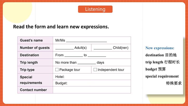 中职英语外研版2021职业模块（服务）Unit 4 Period 3 《Extended Activities》课件03