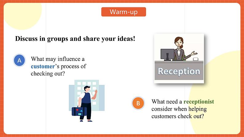 中职英语外研版2021职业模块（服务）Unit 5 Period 3 《Extended Activities》课件02