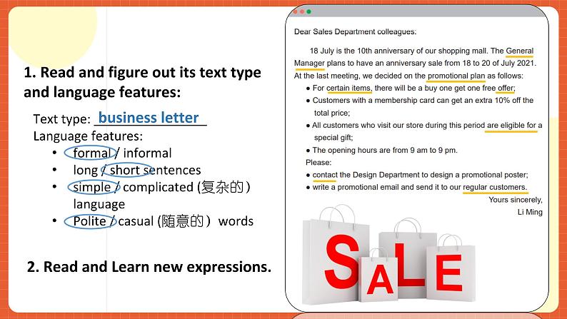 中职英语外研版2021职业模块（服务）Unit 7 Period 2《reading and writing》课件07