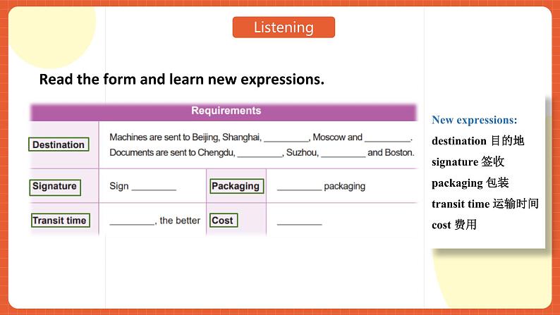 中职英语外研版2021职业模块（服务）Unit 8 Period 3 《Extended Activities》课件03