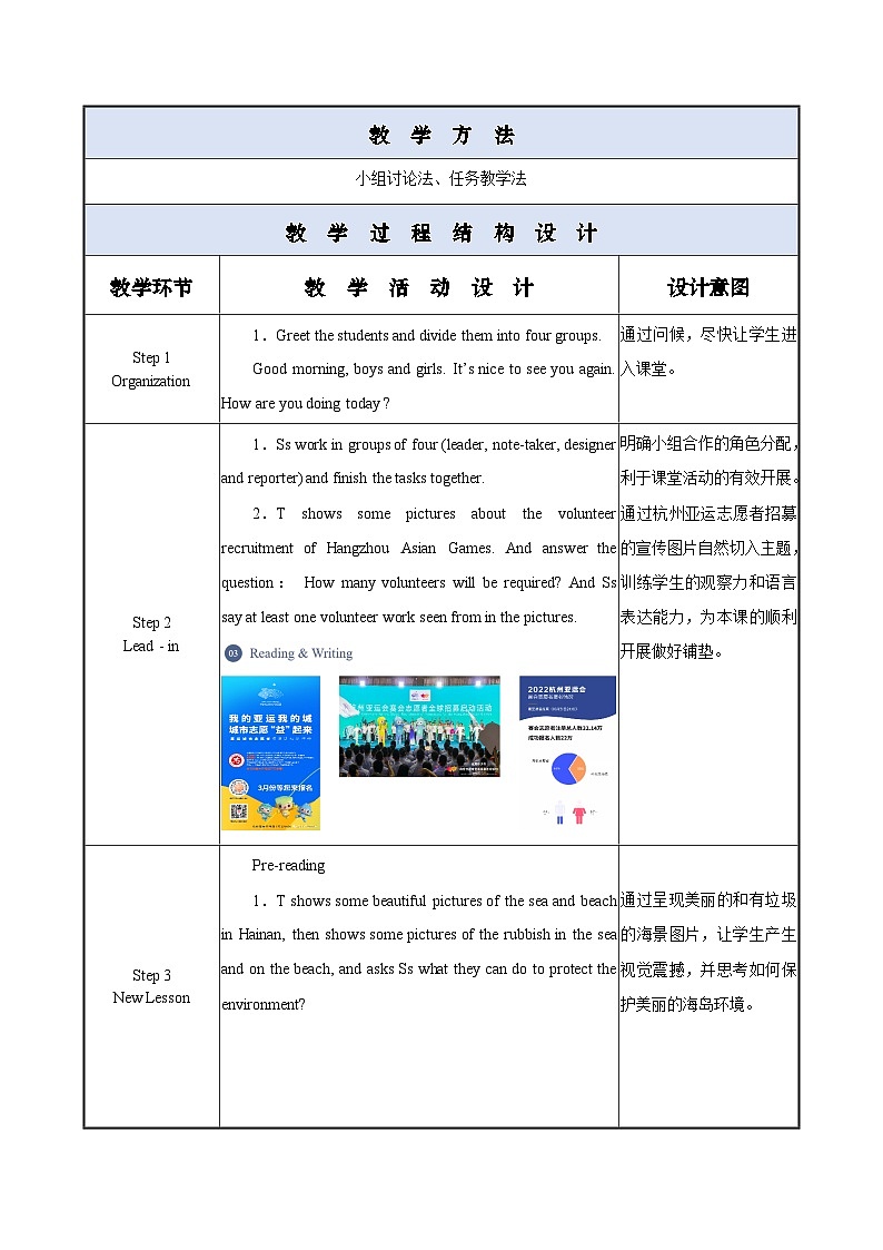 中职英语外研版（2021）基础模块2 Unit 4 第3课时 Reading and Writing (2) 教案第2页