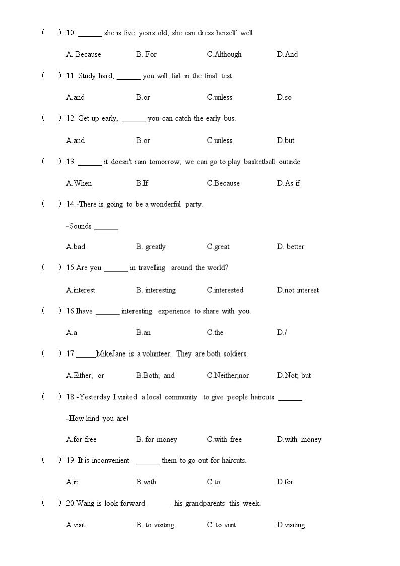 中职英语外研版（2021）基础模块2 Unit 4 第5课时 For Better Performance & Around the World 同步练习（解析卷）第2页