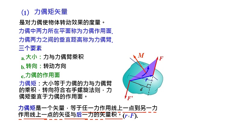 理论力学课件7.3 空间力偶及其性质第2页