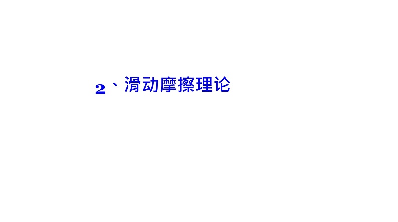 理论力学课件9.2 滑动摩擦理论01