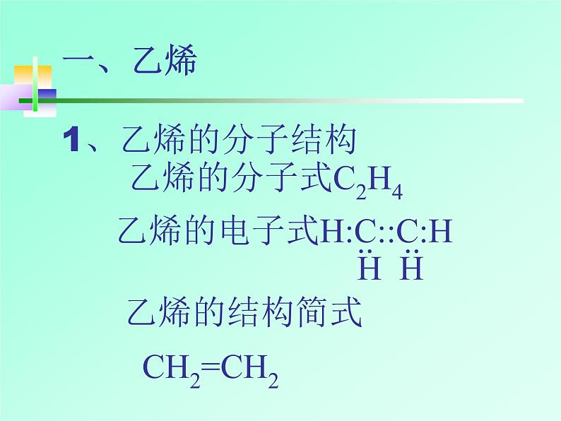 人教版（中职）化学通用类 7.2 石油化工的基本原料——乙烯和乙炔 课件第2页