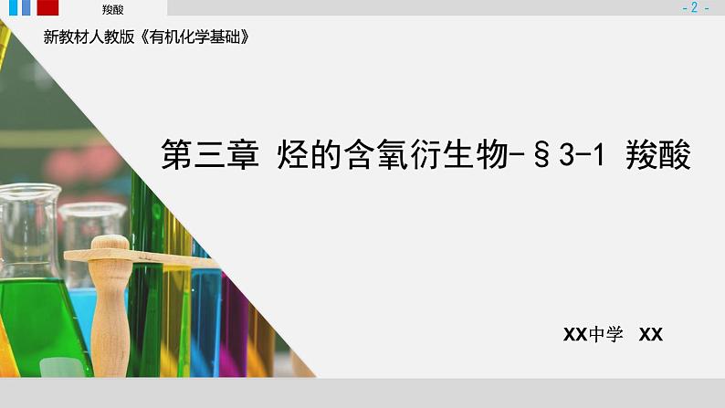 羧酸衍生物第一课时羧酸课件PPT第2页