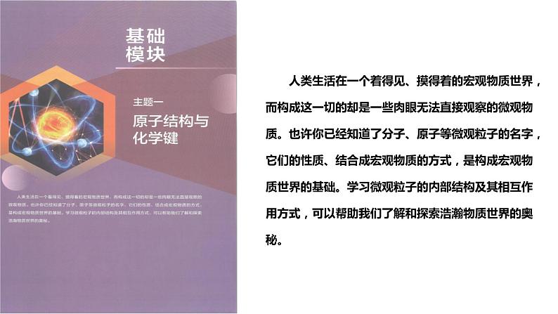 中职化学 高教版2021 农林牧渔类 同步课堂 主题一 第一节 原子结构（课件）02