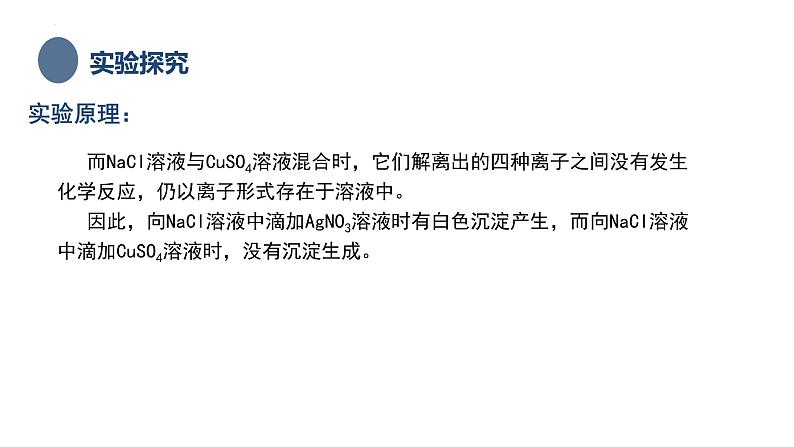 中职化学 高教版2021 农林牧渔类 同步课堂 主题三 第三节 离子反应和离子方程式（课件）07