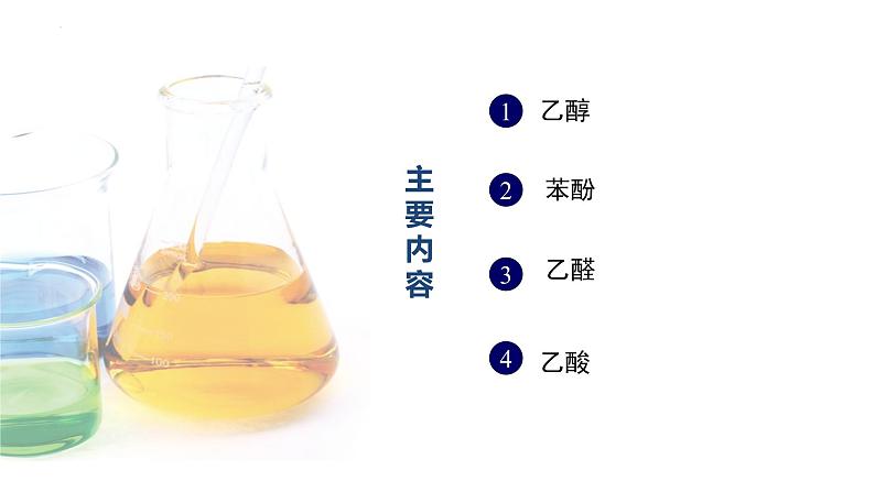 中职化学 高教版2021 农林牧渔类 同步课堂 主题五 学生实验 重要有机化合物的性质（课件）02