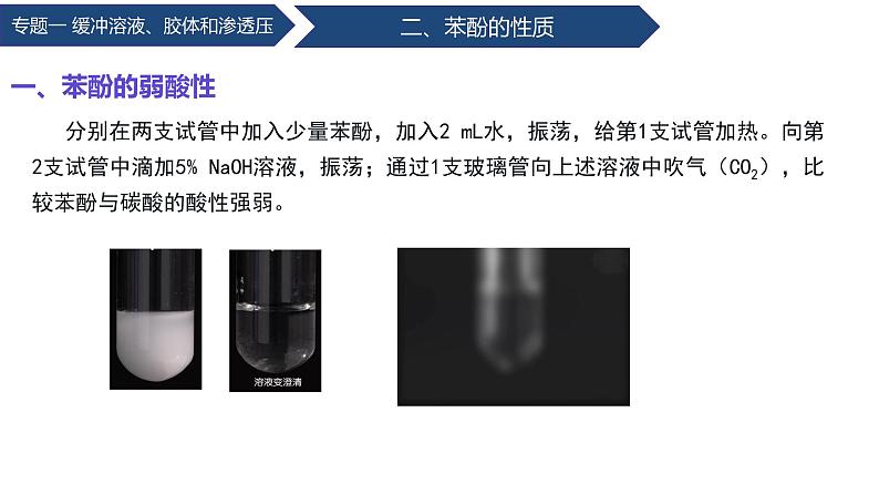 中职化学 高教版2021 农林牧渔类 同步课堂 主题五 学生实验 重要有机化合物的性质（课件）07