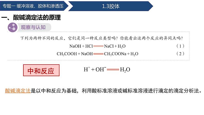 中职化学 高教版2021 农林牧渔类 同步课堂 专题二 第二节 酸碱滴定法（课件）第5页