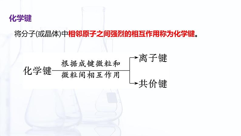 【中职专用】高中化学（高教版2021医药卫生类）1.3 化学键 课件+同步练习含解析卷04