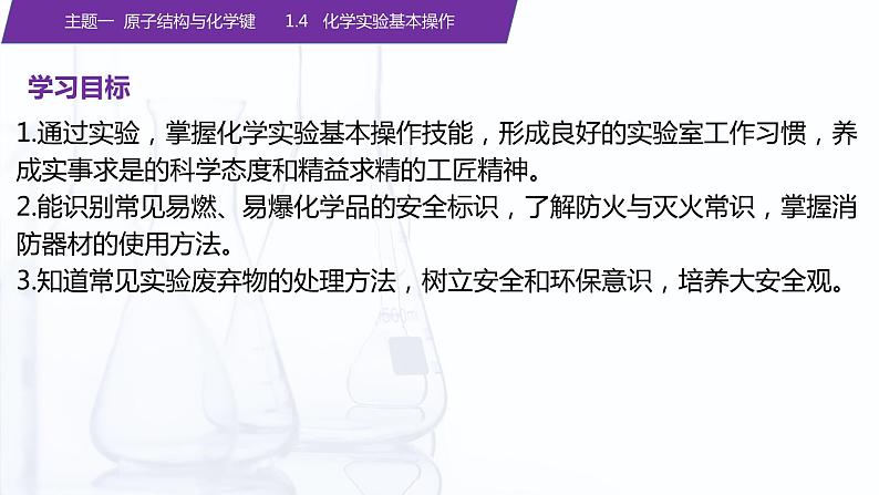 1.4 化学实验基本操作（课件）【中职专用】高中化学（高教版2021医药卫生类）第2页