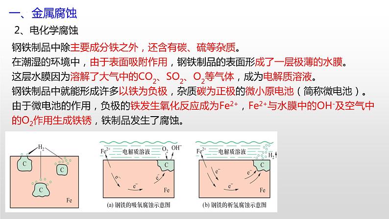 专题一 第四节 金属的腐蚀与防护【中职专用】高中化学（高教版2021加工制造类） 课件+同步练习含解析卷07