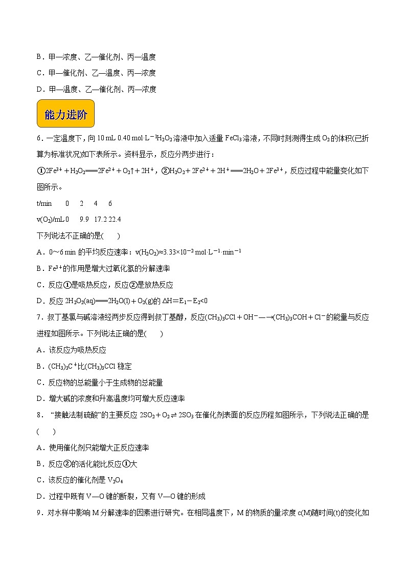 主题二 第二节 化学反应速率【中职专用】高中化学（高教版2021加工制造类）课件+同步练习含解析卷02