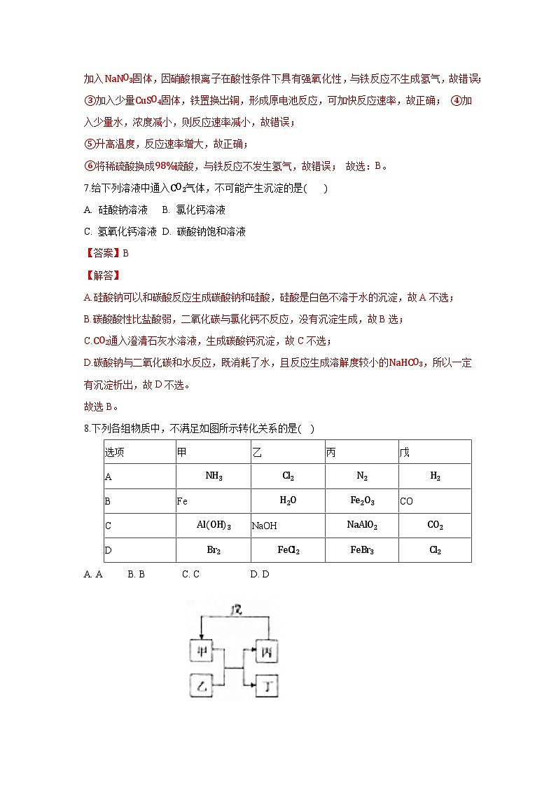 主题四 第一节 常见非金属单质及其化合物【中职专用】高中化学（高教版2021加工制造类）  课件+同步练习含解析卷03