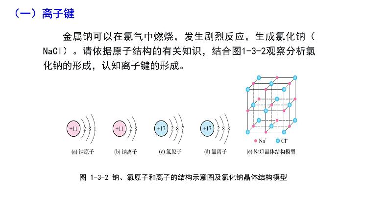 主题一 第三节 化学键【中职专用】高中化学（高教版2021加工制造类）  课件+同步练习含解析卷05