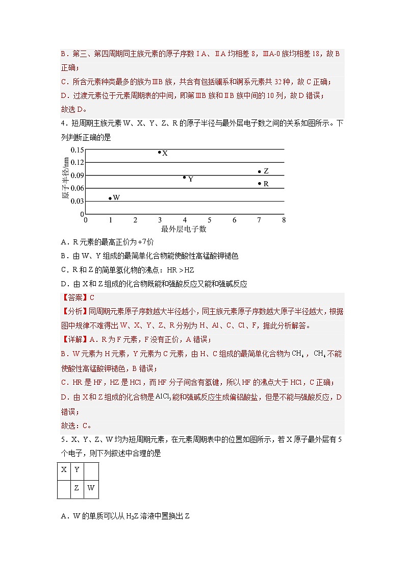 1.2 元素周期律（练习）-【中职专用】高中化学同步精品课堂（高教版2021·通用类）02