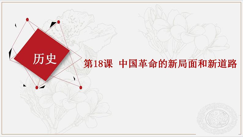 第18课 中国革命的新局面和新道路 （课件）-【中职】高一历史同步（高教版）第1页