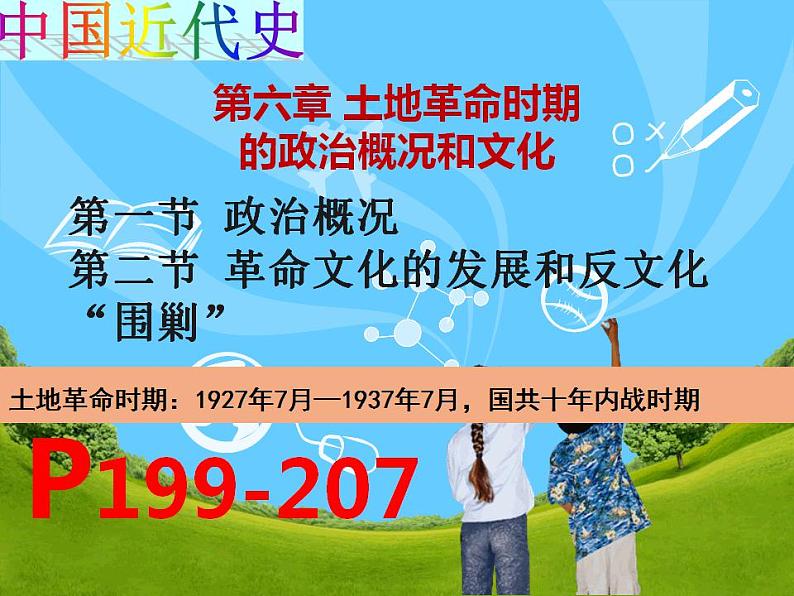 第六章 土地革命时期的政治概况和文化 （课件）-【中职】高一历史同步课件（人教版·全一册）01