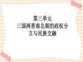 第三单元《三国两晋南北朝的政权分立与民族交融》 课件